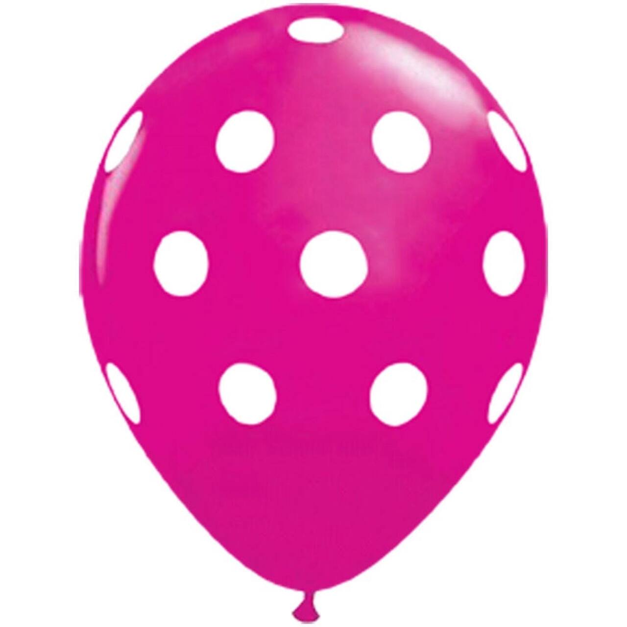 JAM Paper 12" Polka Dot Latex Party Balloons, 12ct.
